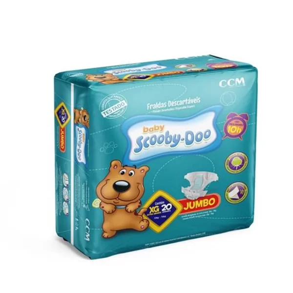 Fralda Scooby-Doo Tam XG - 20 Unidades Jumbo