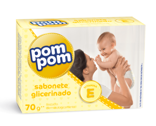 Sabonete Pom Pom Glicerinado