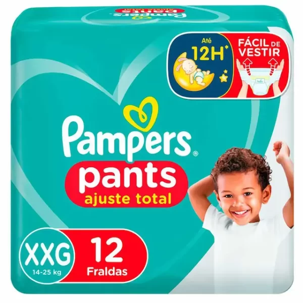 Fralda Pants Pampers Tam XXG - 12 Unidades